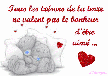 LE BONHEU D'TRE AIME....