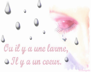 UNE LARME....UN COEUR....
